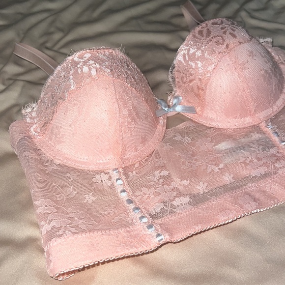 Forever 21 Pink Bustier Corset + Free Gift with Purchase! - Picture 2 of 7
